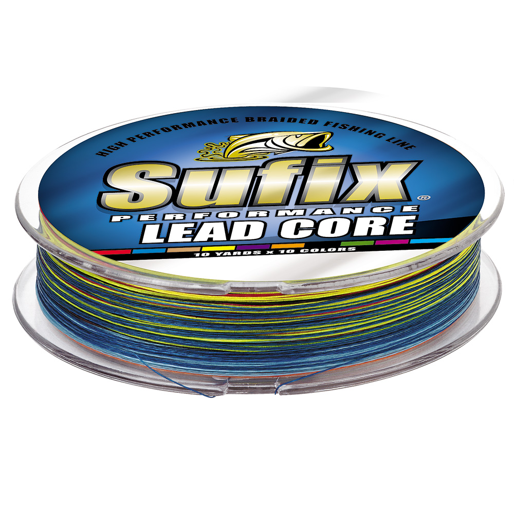 Sufix Performance Lead Core – 18lb – 10-Color Metered – 100 yds Sufix Performance Lead Core – 18lb – 10-Color Metered – 100 yds