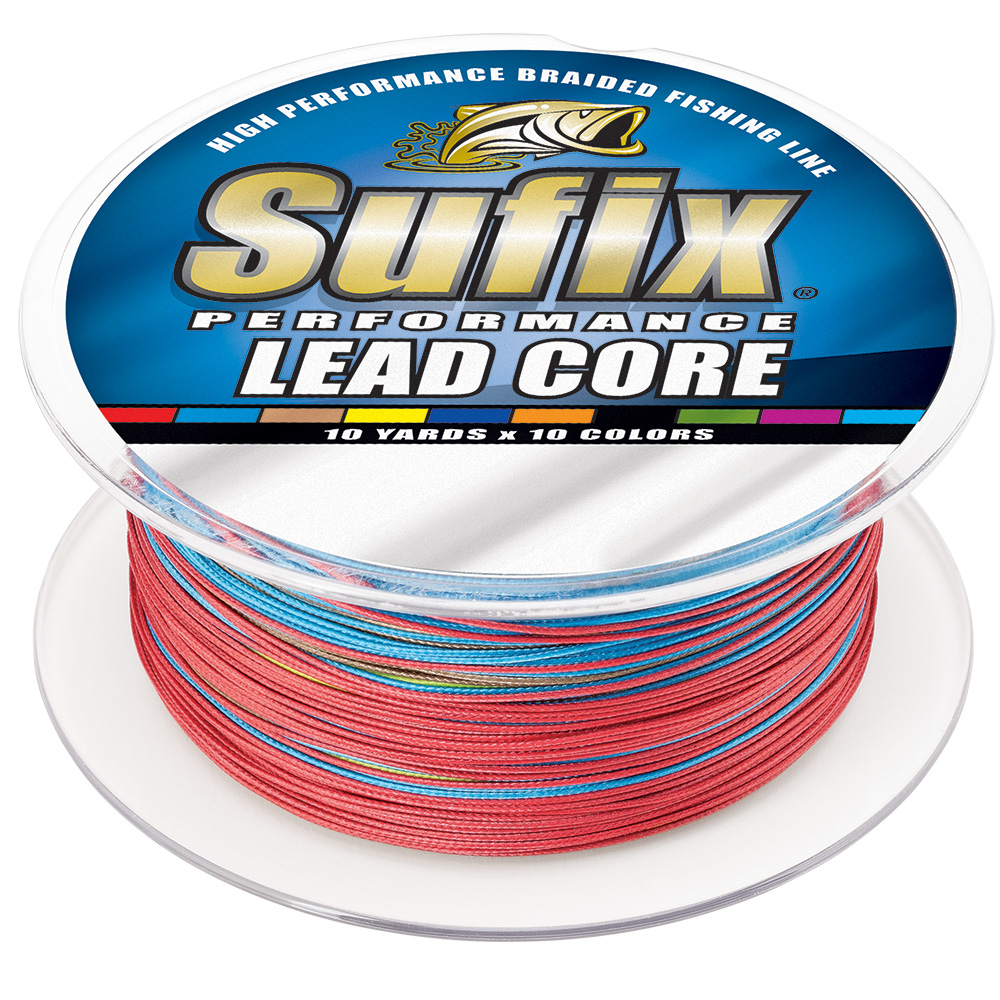 Sufix Performance Lead Core – 18lb – 10-Color Metered – 200 yds Sufix Performance Lead Core – 18lb – 10-Color Metered – 200 yds