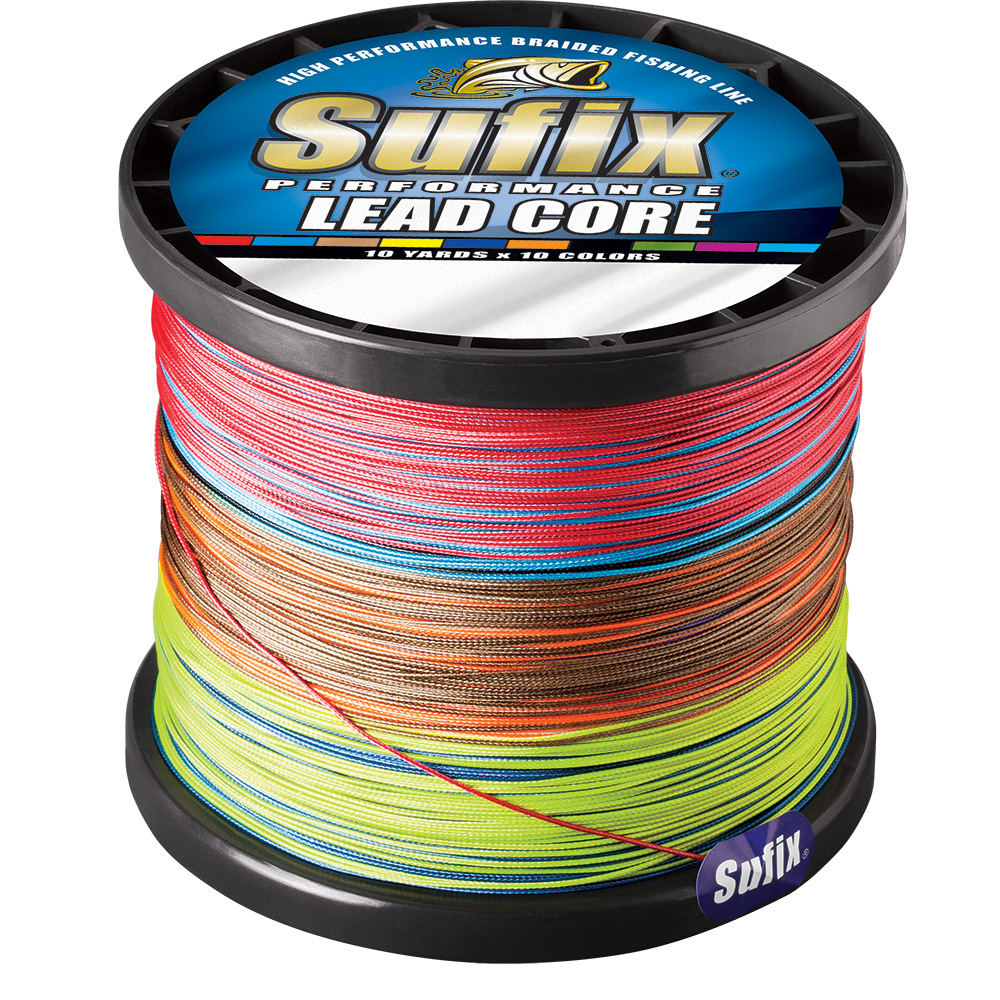 Sufix Performance Lead Core – 18lb – 10-Color Metered – 600 yds Sufix Performance Lead Core – 18lb – 10-Color Metered – 600 yds
