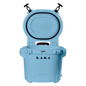 LAKA Coolers 30 Qt Cooler w/Telescoping Handle & Wheels – Blue