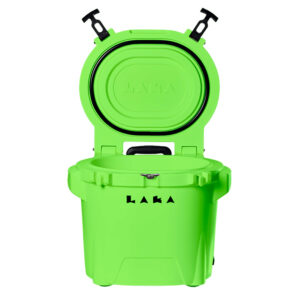 LAKA Coolers 30 Qt Cooler w/Telescoping Handle & Wheels – Lime Green
