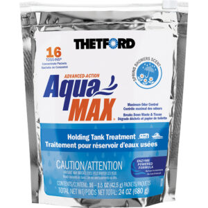 Thetford AquaMax&reg; Holding Tank Treatment – 16 Toss-Ins – Spring Shower Scent