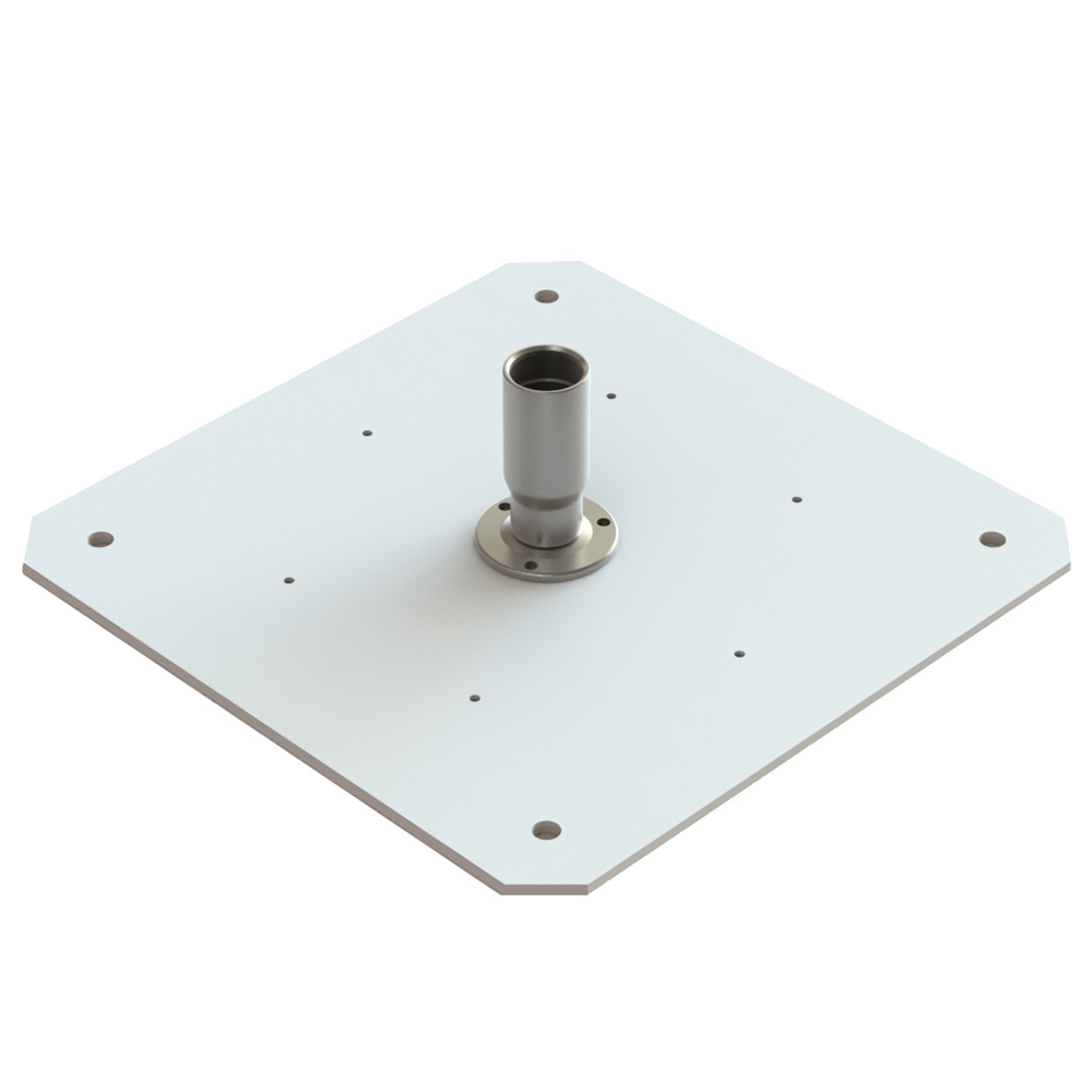 Seaview Starlink Adapter Plate f/24″ KVH Domes w/Starlink Stainless Steel 1″-14 Threaded Adapter & Stainless Steel Fixed Base Seaview Starlink Adapter Plate f/24″ KVH Domes w/Starlink Stainless Steel 1″-14 Threaded Adapter & Stainless Steel Fixed Base
