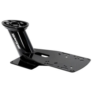 Seaview 13.25″ Pre-Drilled Dual Mount f/Most Closed Dome Radars – Black – Top Plate Required