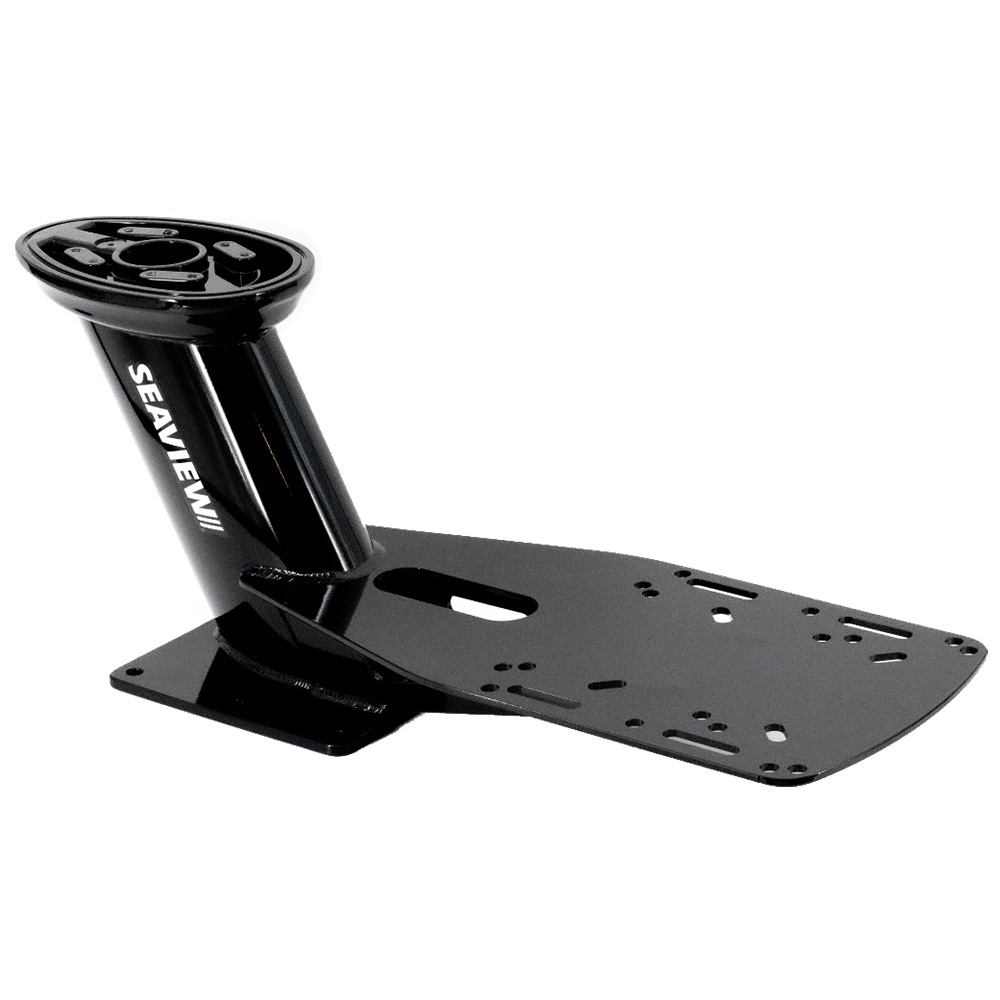 Seaview 13.25″ Pre-Drilled Dual Mount f/Most Closed Dome Radars – Black – Top Plate Required Seaview 13.25″ Pre-Drilled Dual Mount f/Most Closed Dome Radars – Black – Top Plate Required