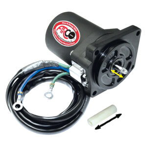 ARCO Marine Replacement Outboard Tilt Trim Motor – Yamaha-4 Bolt, 5/8″ Flat Blade Shaft