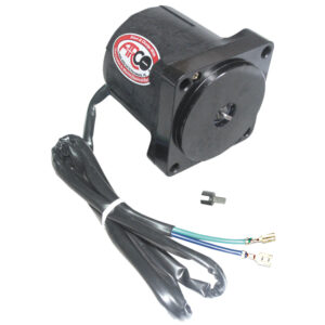 ARCO Marine Replacement Johnson/Evinrude Tilt Trim Motor – 2-Wire, 4 Bolt, Flat Blade Shaft