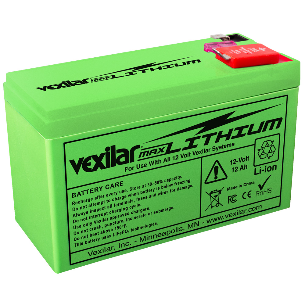 Vexilar 12V – 12 AH Max Lithium Battery Vexilar 12V – 12 AH Max Lithium Battery