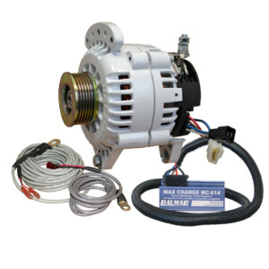 Balmar Alternator 100 AMP Kit 12V 3.15″ Dual Foot Saddle K6 Pulley Regulator & Temp Sensor
