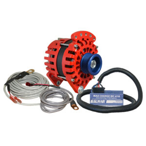Balmar Alternator 170 AMP Kit 12V 3.15″ Dual Foot Saddle J10 Pulley Regulator & Temp Sensor