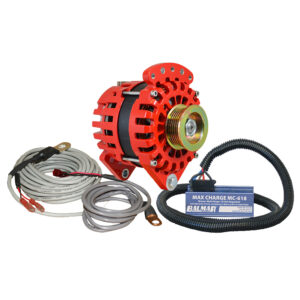 Balmar Alternator 170 AMP Kit 12V 3.15″ Dual Foot Saddle K6 Pulley Regulator & Temp Sensor