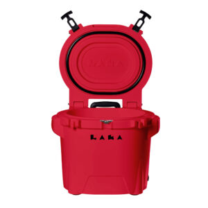 LAKA Coolers 30 Qt Cooler w/Telescoping Handle & Wheels – Red