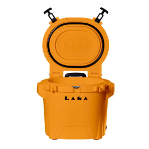 LAKA Coolers 30 Qt Cooler w/Telescoping Handle & Wheels – Orange