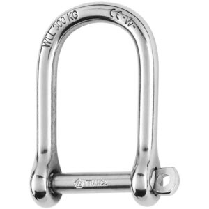 Wichard Self-Locking Large Opening Shackle – 6mm Diameter – 1/4″