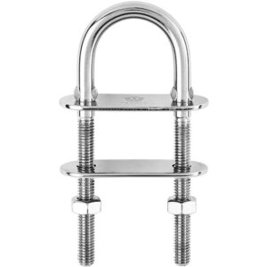 Wichard U-Bolt Pad Eye – 8mm Diameter – 5/16″ – 80mm Length – 3-5/32″