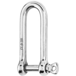 Wichard HR Long D Shackle – 10mm Diameter – 25/64″