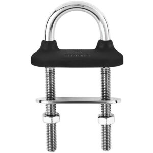 Wichard Black Watertight U-Bolt – 12mm Diameter – 15/32″ – 130mm Length – 5-1/8″