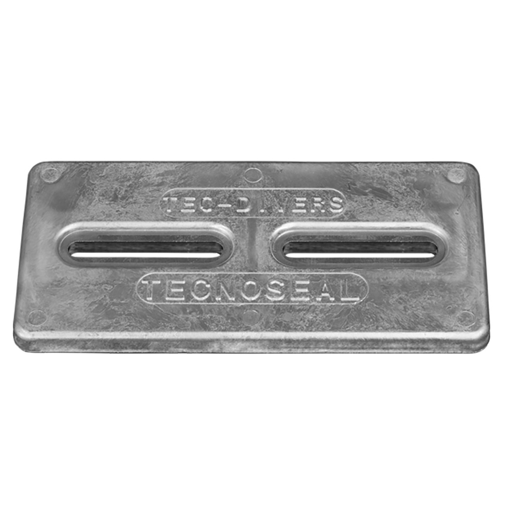 Tecnoseal Rectangular Zinc Plate Anode w/Inserts – 12″ x 6″ x 1″ Tecnoseal Rectangular Zinc Plate Anode w/Inserts – 12″ x 6″ x 1″