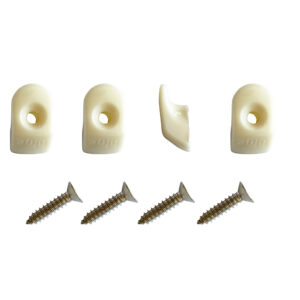 Blue Performance White Hooks & Screws – 4 Pieces