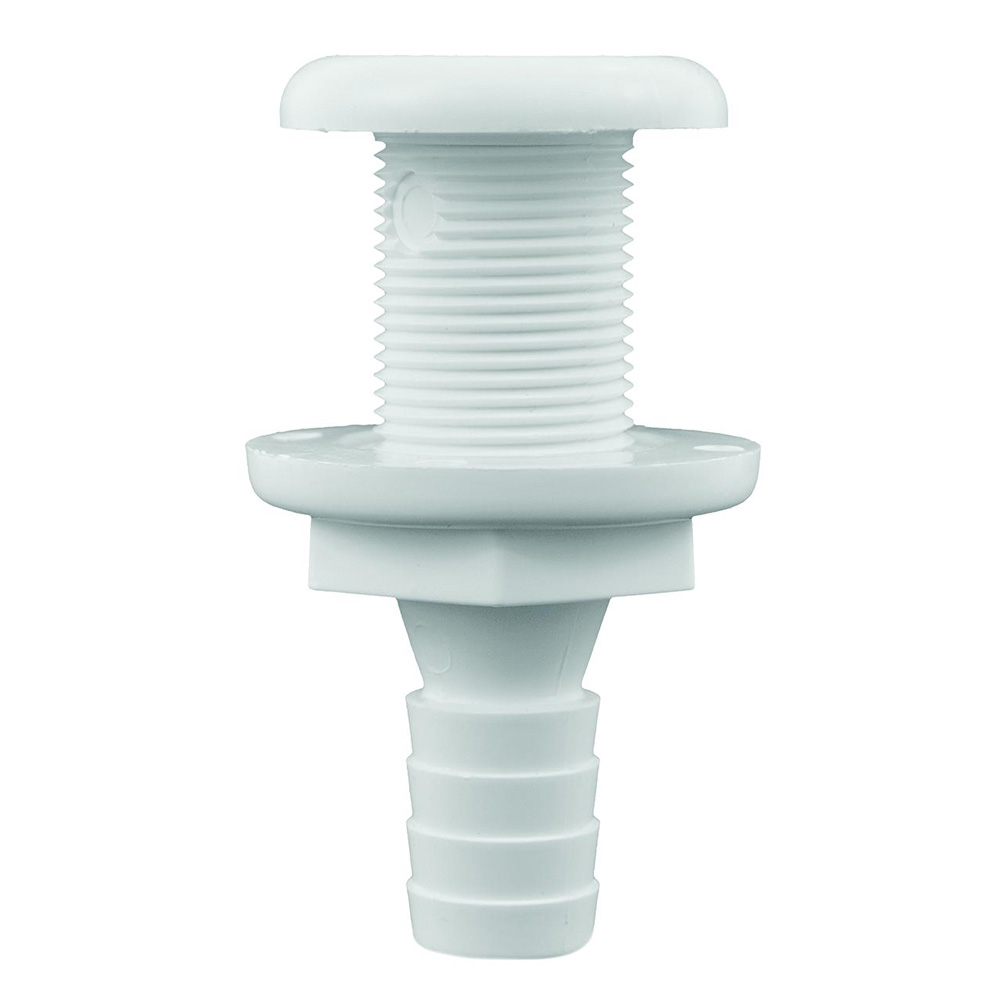 Attwood White Plastic Thru-Hull Fitting – 5/8″ Inner Diameter Attwood White Plastic Thru-Hull Fitting – 5/8″ Inner Diameter