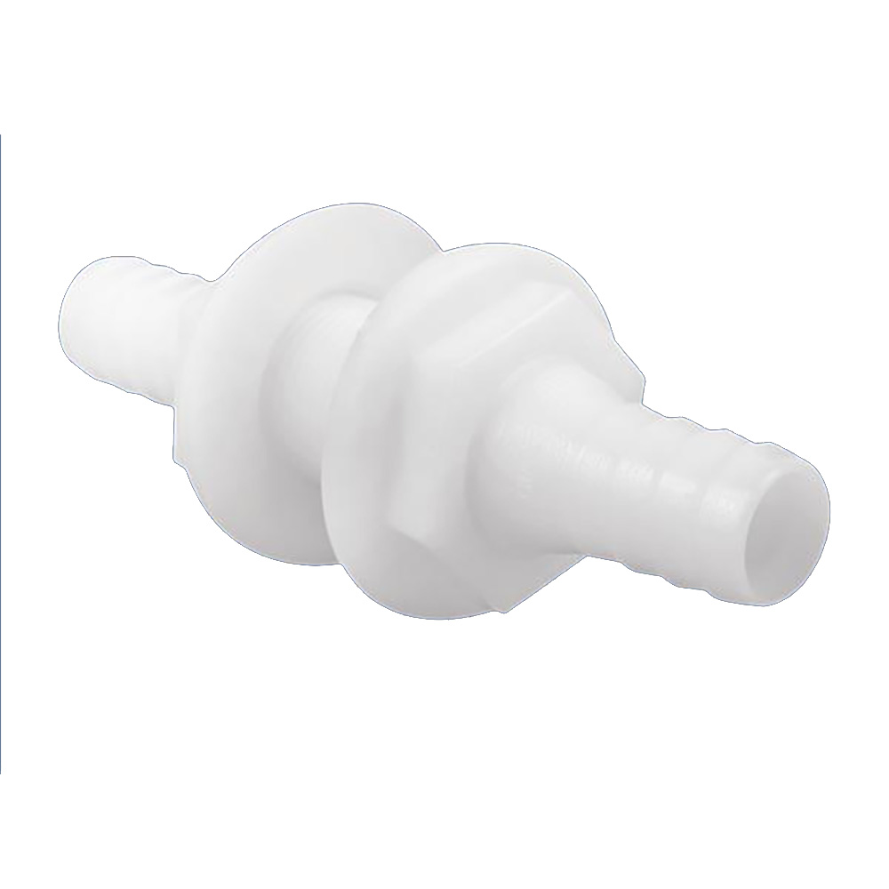 Attwood White Plastic Double Ended Connector – 3/4″ Inner Diameter Attwood White Plastic Double Ended Connector – 3/4″ Inner Diameter
