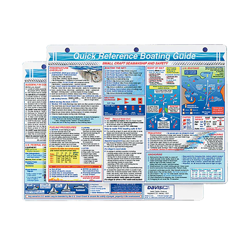 Davis Quick Reference Boating Guide Card Davis Quick Reference Boating Guide Card