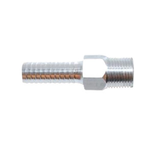 Attwood Universal Aluminum Fuel Hose Fitting – 3/8″ NPT x 3/8″ Barb
