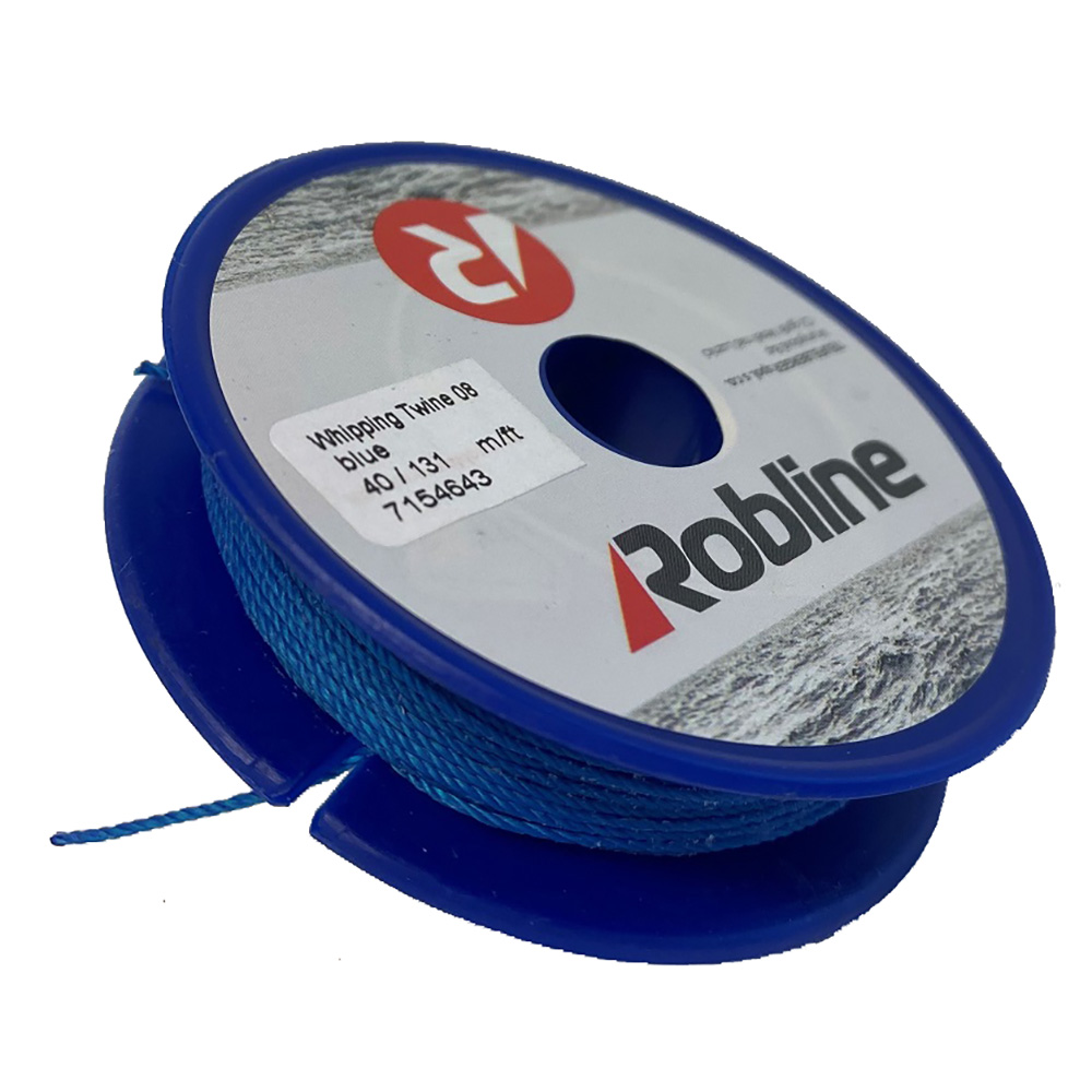 Robline Waxed Whipping Twine – 0.8mm x 40M – Blue Robline Waxed Whipping Twine – 0.8mm x 40M – Blue