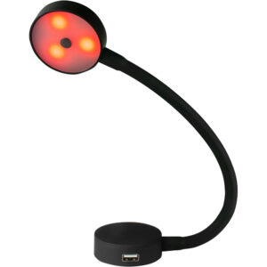 Sea-Dog LED Flex Neck Day/Night Light w/USB Socket – Red & White Light