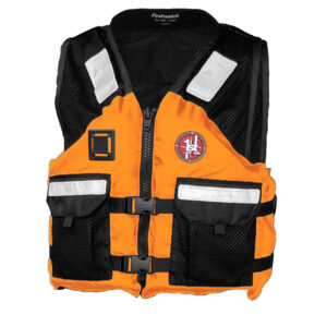 First Watch AV-5001 Mesh Crew Vest Hi-Vis – Orange/Black – L/XL