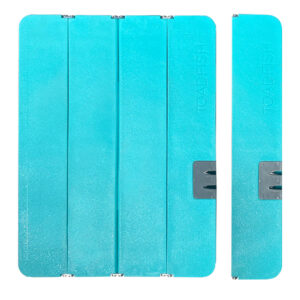 Toadfish Stowaway Folding Cutting Board w/Built-In Knife Sharpener – Teal