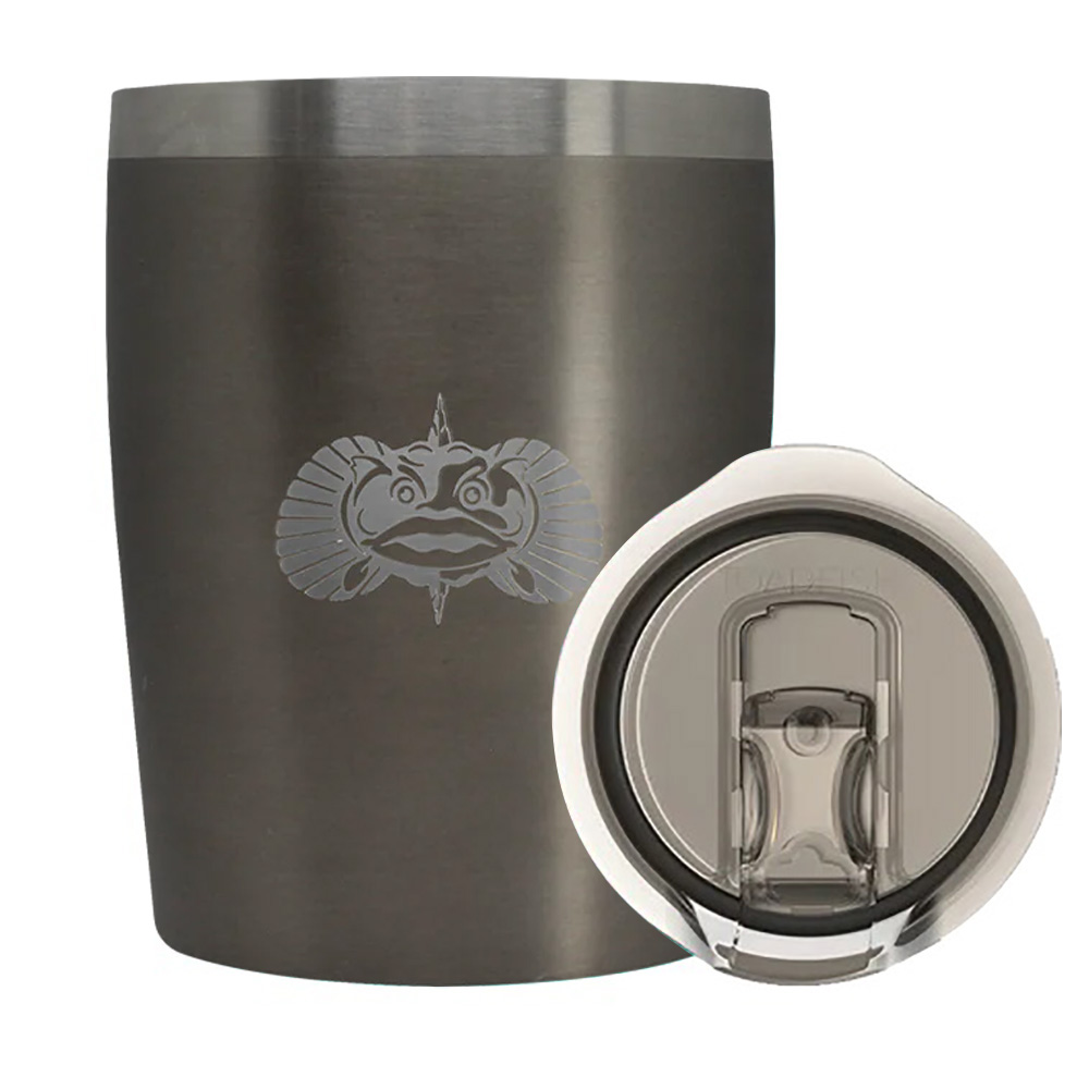 Toadfish Non-Tipping 10oz Rocks Tumbler – Graphite Toadfish Non-Tipping 10oz Rocks Tumbler – Graphite