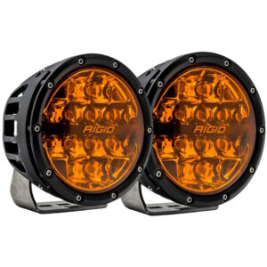 RIGID Industries 360 Series 6″ Spot w/Amber Pro Lens – Pair