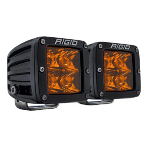 RIGID Industries D-Series Spot w/Amber Pro Lens – Pair