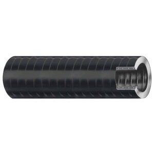 Trident Marine 1-1/8″ x 50' VAC XHD Bilge & Live Well Hose – Hard PVC Helix – Black
