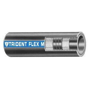 Trident Marine 3/4″ x 50' Coil Flex Marine Wet Exhaust & Water Hose – Black