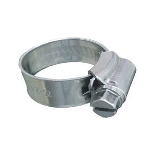 Trident Marine 316 SS Non-Perforated Worm Gear Hose Clamp – 3/8″ Band – 5/8″&ndash;15/16″ Clamping Range – 10-Pack – SAE Size 8
