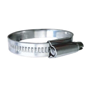 Trident Marine 316 SS Non-Perforated Worm Gear Hose Clamp – 15/32″ Band – (1-1/16″ &ndash; 1-1/2″) Clamping Range – 10-Pack – SAE Size 16