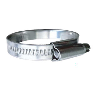 Trident Marine 316 SS Non-Perforated Worm Gear Hose Clamp – 15/32″ Band – (1-1/2″ – 2″) Clamping Range – 10-Pack – SAE Size 24