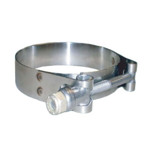 Trident Marine 316 SS T-Bolt Clamp – 3/4″ Band – 1.28″-1.59″ Range – 10-Pack