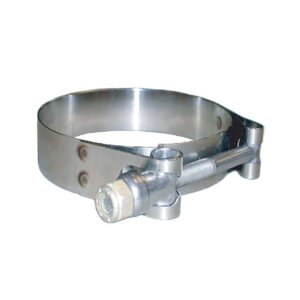 Trident Marine 316 SS T-Bolt Clamp – 3/4″ Band – 1.78″-2.09″ Range – 10-Pack
