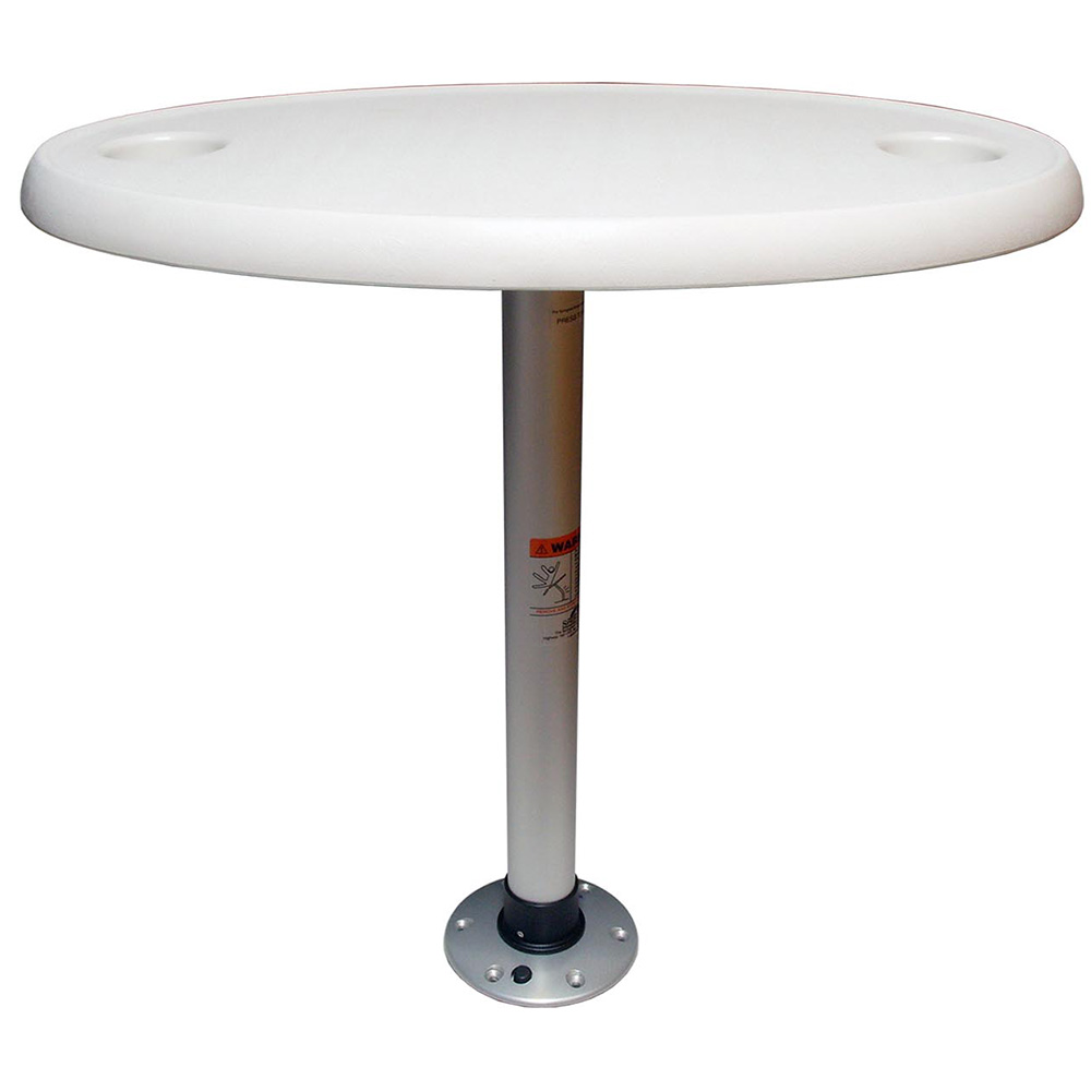 Springfield White Oval Table Package – 18″ x 30″ Threadlock Springfield White Oval Table Package – 18″ x 30″ Threadlock
