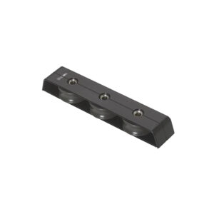 Barton Marine Deck Organizer – Size 2 – 3 Sheave – Black