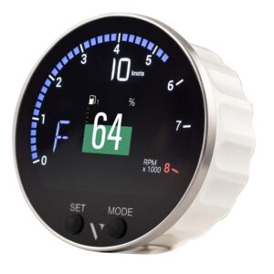 Veratron 85mm (3-3/8″) VMH-35S Multifunction Gauge w/Voltage Dependent (0-5V) Sensor Input w/o GPS
