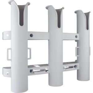 Sea-Dog Triple Threat Three Pole Rod Holder – White