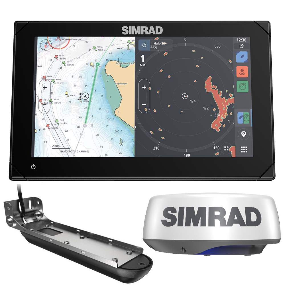 Simrad NSX™ 3009 Radar Bundle – HALO20+ Radar Dome & Active Imaging™ 3-in-1 Transducer Simrad NSX™ 3009 Radar Bundle – HALO20+ Radar Dome & Active Imaging™ 3-in-1 Transducer