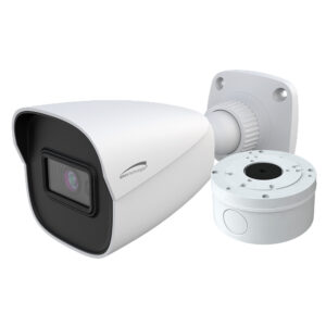 Speco 4MP H.265 AI Bullet IP IR Camera – 2.8mm Lens & Junction Box