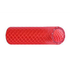 Trident Marine 5/8″ Reinforced PVC (FDA) Hot Water Feed Line Hose – Drinking Water Safe – Translucent Red – Sold by the Foot