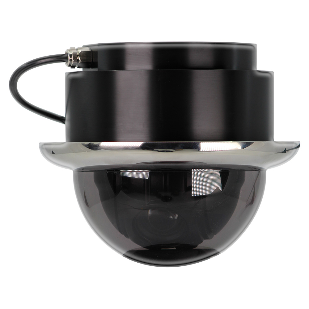 Iris Miniature Marine PTZ Dome Camera – Stainless Bezel – Hi-Resolution Analogue Sensor – 1000TVL – 4 in 1 Video Format Iris Miniature Marine PTZ Dome Camera – Stainless Bezel – Hi-Resolution Analogue Sensor – 1000TVL – 4 in 1 Video Format