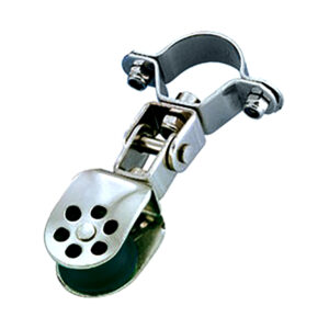 Wichard Stainless Steel Single Block – 25mm Sheave Diameter f/25mm Stanchion Pivoting
